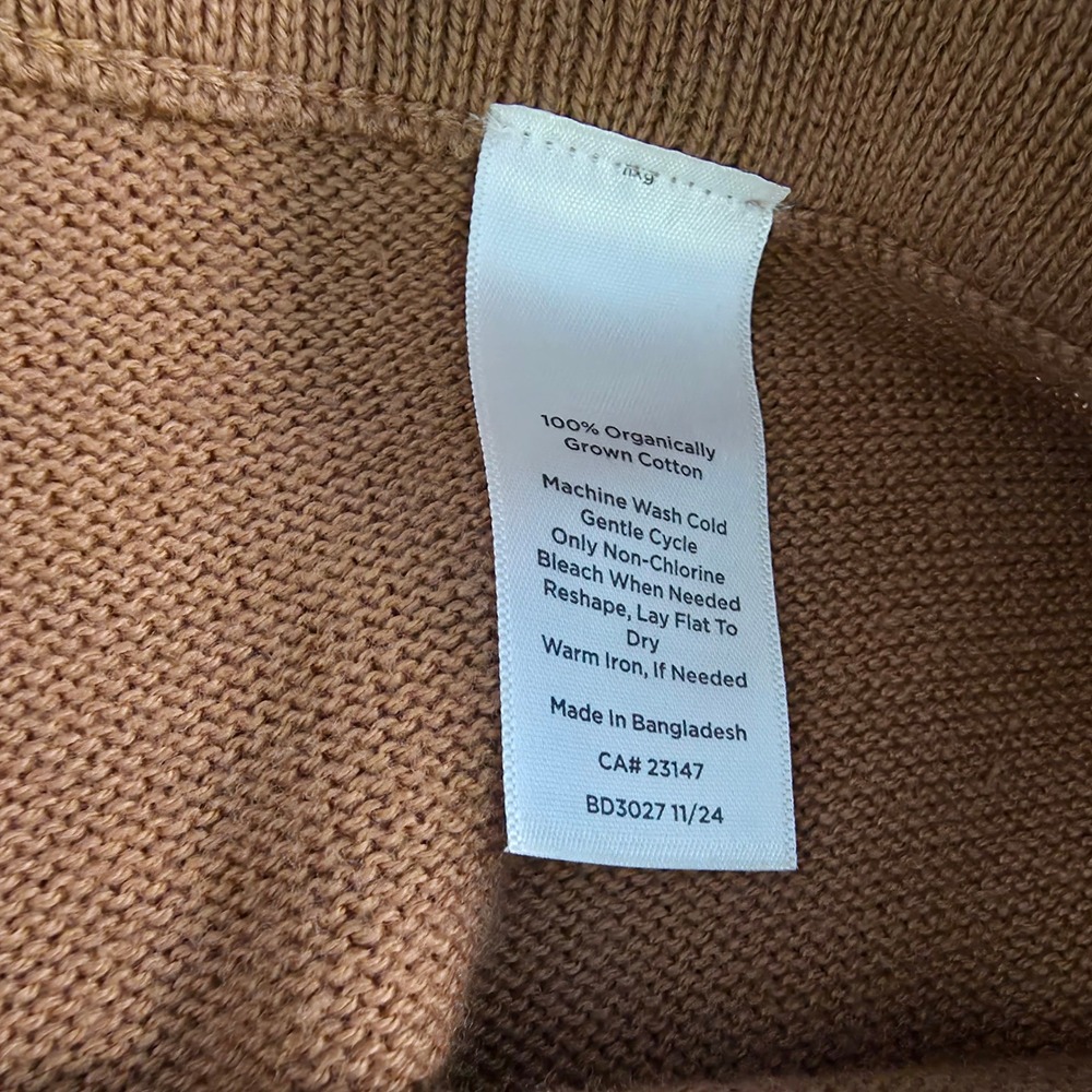 Haven Well Within Wide Leg Organic Cotton Knit Pants Sz M Cozy Boho Drawstring - Picture 7 of 12